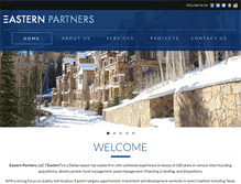Tablet Screenshot of easternpartners.com